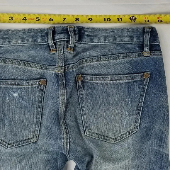 Madewell Factory Distressed 24X32 Blue Denim Jeans - Picture 3 of 9
